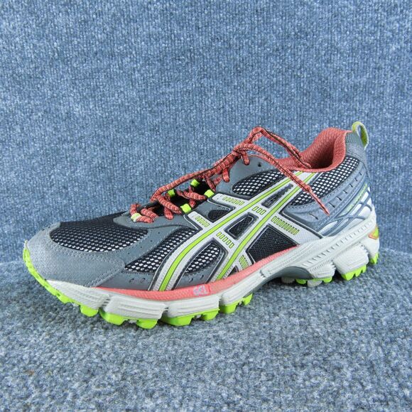 ASICS Kahana 6 Men Sneaker Shoes Size 8.5 Medium Gray Synthetic Lace Up - Picture 1 of 10